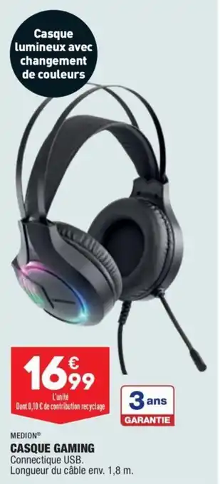 Casque gaming