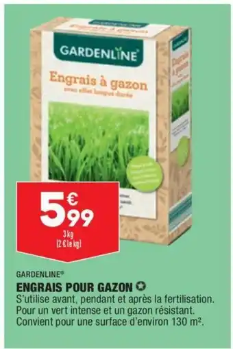 ALDI Engrais pour gazon offre