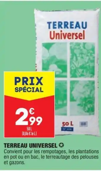 ALDI Terreau universel offre