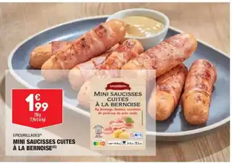 ALDI MIni saucisses cuites a la bernoise offre