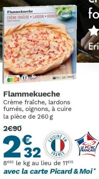 Picard Flammekueche offre