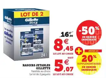 Rasors jetables gillete