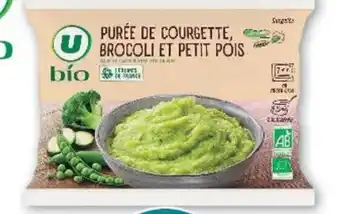 Super U Puree de legumes surgelee u bio offre