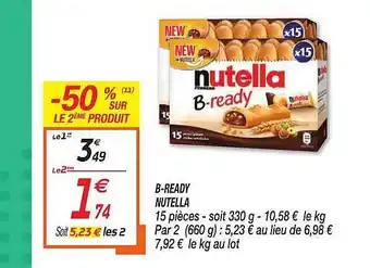 Netto Nutella B-ready offre