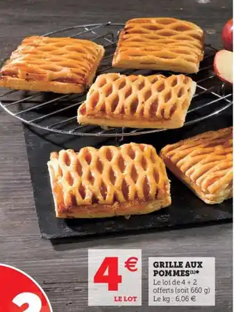 Super U Grille aux pommes offre