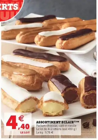 Super U Assortiment eclair offre