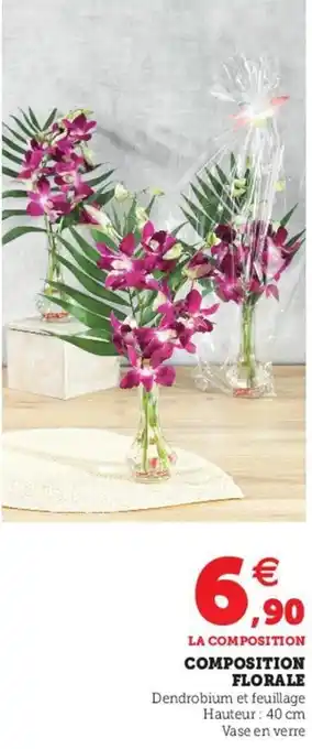 Super U Composition florale offre