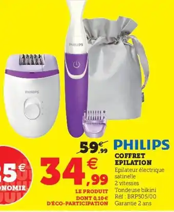 Super U Coffret epilation offre