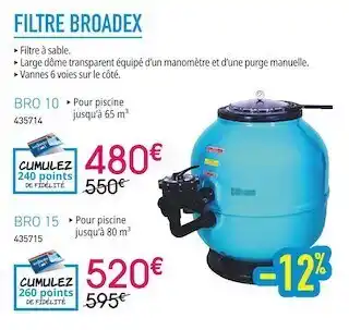 Irrijardin Filtre broadex offre