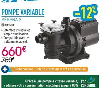 Pompe variable