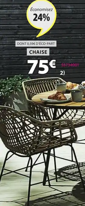 JYSK Chaise offre