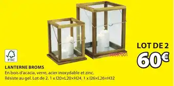 JYSK Lanterne broms offre