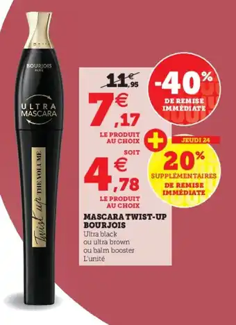 Hyper U Mascara Twist-Up offre
