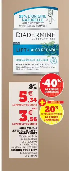 Hyper U Soin Visage Anti-Rides Lift offre