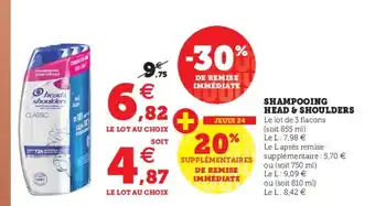 Hyper U Shampooing Head & Shoulders offre