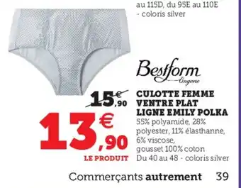 Hyper U Culotte Femme offre