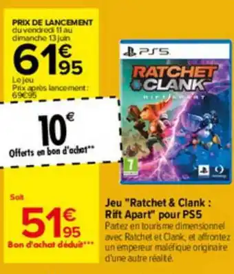 Carrefour Drive Jeu offre