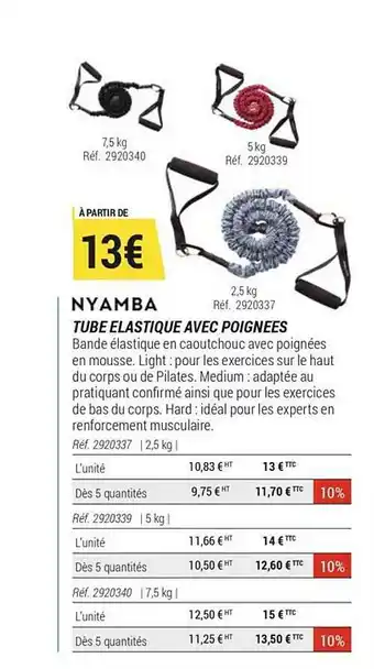 Nyamba Tube Elastique Avec Poignees