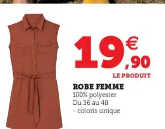 Hyper U Robe Femme offre