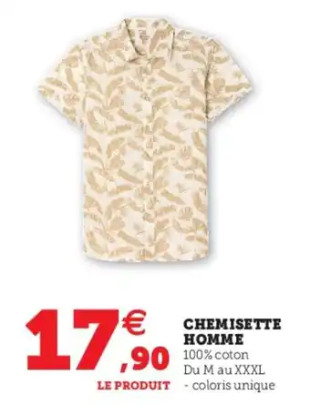 Chemisette Homme