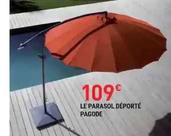 Mr Bricolage Le Parasol Déporté Pagode offre