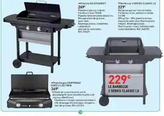 Plancha Ex S-chariot, Barbecue 2 Series Classic Lx, Planche Gaz Campingaz Sorio 2 Lxd Twin
