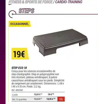 Decathlon Step Eco 10 offre