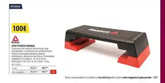 Decathlon Reebok Step Fitness Reebok offre