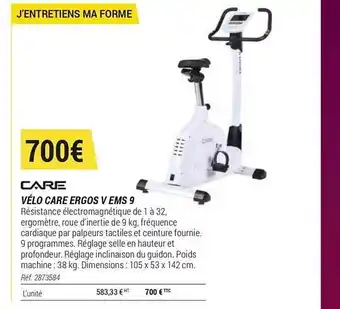 Care Vélo Care Ergos V Ems 9