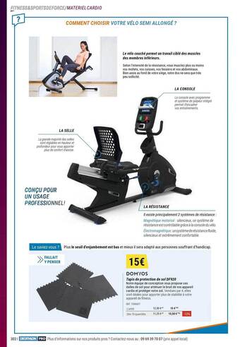 Decathlon Domyos Tapis De Protection De Sol Df920 offre