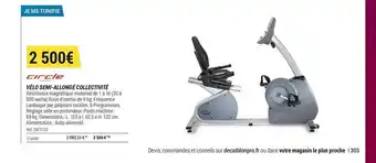 Decathlon Circle Vélo Semi-allongé Collectivité offre