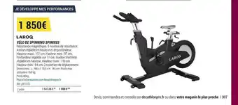 Decathlon Laroq Vélo De Spinning Spinix03 offre