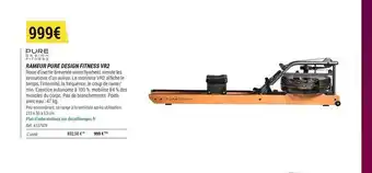 Rameur Pure Design Fitness Vr2