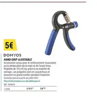 Domyos Hand Grip Ajustable