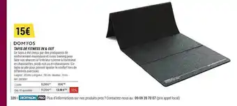 Decathlon Domyos Tapis De Fitness In & Out offre
