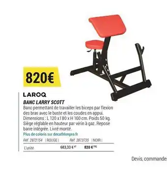 Laroq Banc Larry Scott