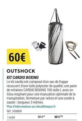 Decathlon Outshock Kit Cardio Boxing offre