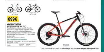 Decathlon Vtt Rockrider St 900 27,5 offre