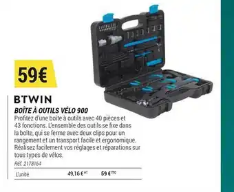 Boîte à Outils Vélo 900 Btwin