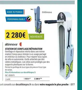 Decathlon Station De Gonflage-réparation Altinnova offre