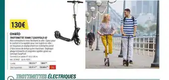 Decathlon Trottinette Town 7 Easyfold V2 Oxelo offre