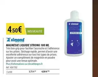 Magnésie Liquide Strong 100 Ml Simond