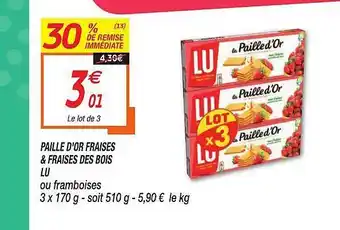 Netto LU Paille d"Or Fraises & Fraises des bois offre