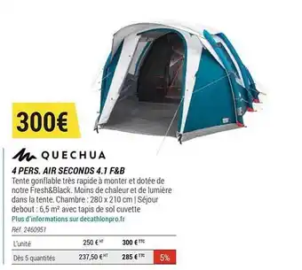 4 Pers. Air Seconds 4.1 F&b Quechua