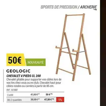 Chevalet 4 Pieds Cl 200 Géologic