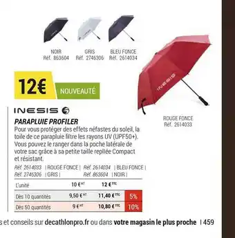 Parapluie Profiler Inesis