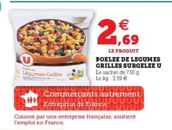 Poelee de Legumes Grilles Surgelee U