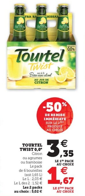 Hyper U Tourtel Twist 0,0 offre