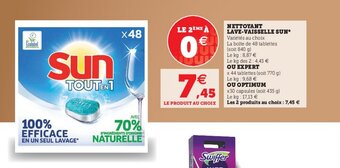 Hyper U Nettoyant Lave-Vaisselle Sun* offre