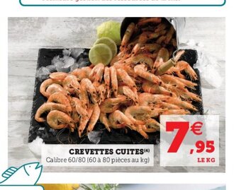 Hyper U Crevettes Cuites offre